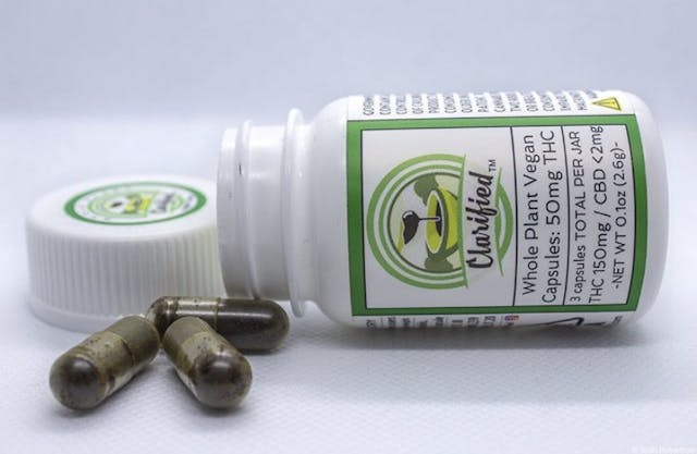 CC - Whole Plant Vegan THC Capsules (50mg) 3pk - Bottle
