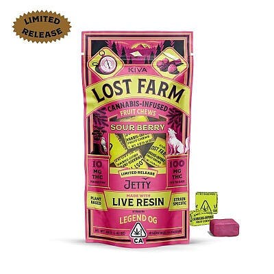 Lost Farm Chews Sour Berry Legend OG