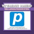 *** 1 VALIDATED PARKING w/minimum spend of $35 - Validate Parking With Purchase*