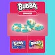 Bubba - Gummy Rings - Blue Raspberry - 100mg - Indica