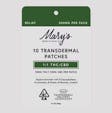 10 Pack 1:1 Relief Transdermal Patches - 10 Pack Patches