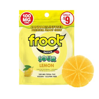 Sour Lemon Chew (100Mg) (1Pk)