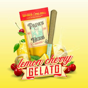 Lemon Cherry Gelato (1g) Infused Preroll