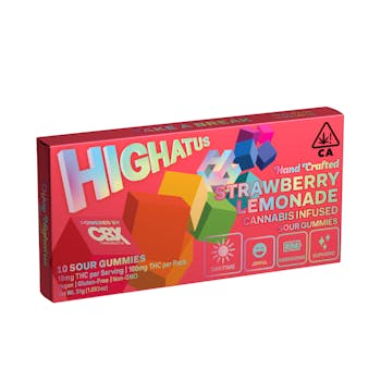 Strawberry Lemonade - Sour Gummies (10Pk) (100Mg)