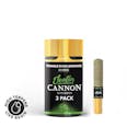 Triangle Kush Lemonade Live Resin Cannon 3 Pack Pre-Roll