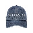 Strain Dad Hat - Washed Denim Navy