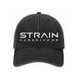 Strain Dad Hat - Washed Denim Black